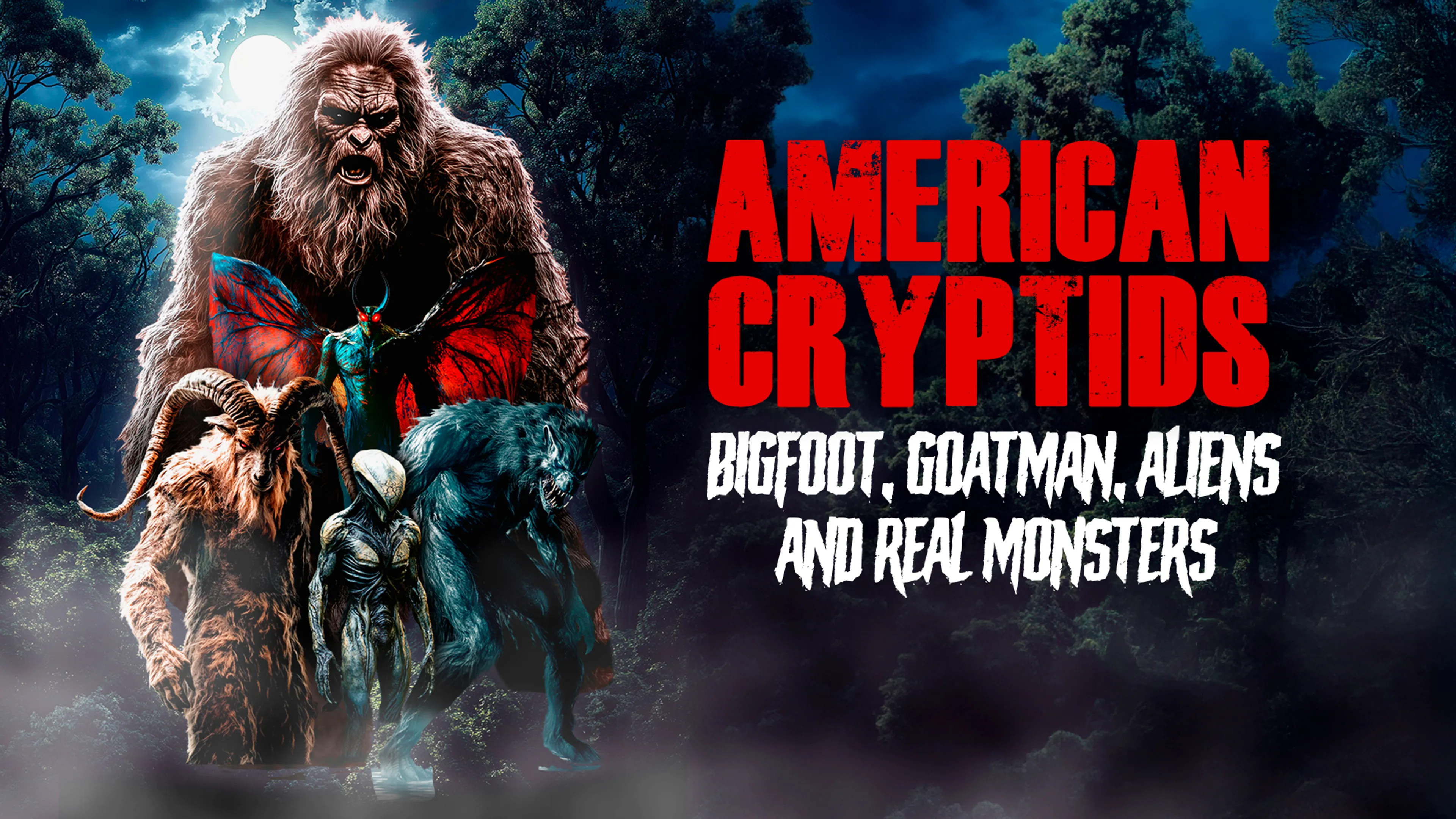 American Cryptids: Bigfoot, Goatman, Aliens and Real Monsters poster